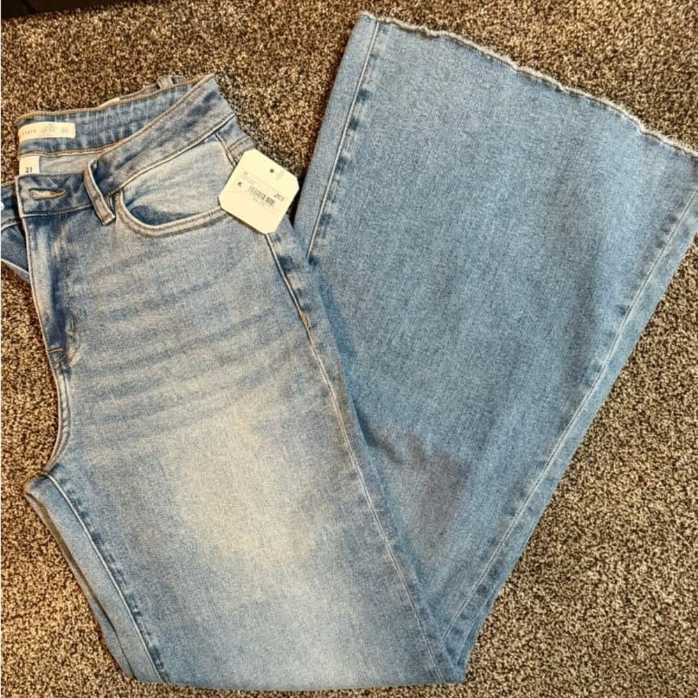 Altar’d State Cherry Wide Leg Jeans